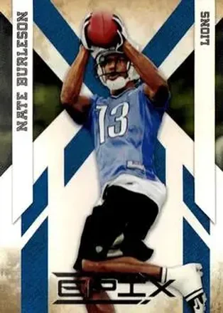 2010 Panini Epix #34 - Nate Burleson - Detroit Lions