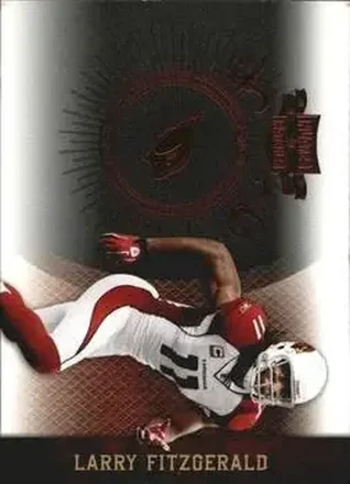 2010 Panini Plates & Patches #1 - Larry Fitzgerald - Arizona Cardinals