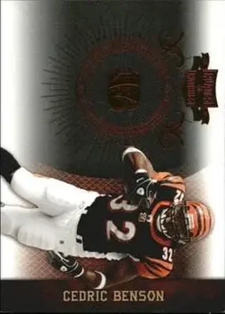 2010 Panini Plates & Patches #20 - Cedric Benson - Cincinnati Bengals