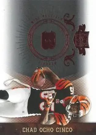 2010 Panini Plates & Patches #21 - Chad Ochocinco - Cincinnati Bengals