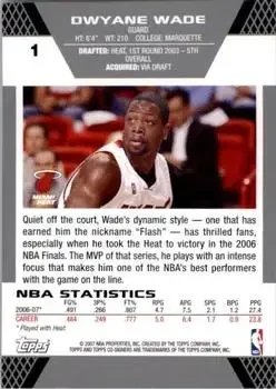 Back of Dwyane Wade