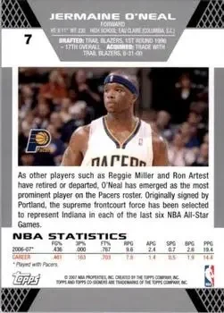 Back of Jermaine O'Neal
