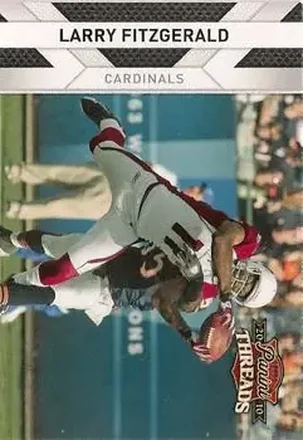 2010 Panini Threads #2 - Larry Fitzgerald - Arizona Cardinals