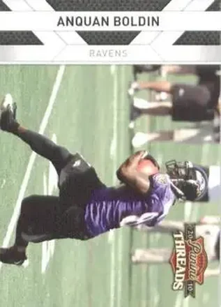 2010 Panini Threads #9 - Anquan Boldin - Baltimore Ravens