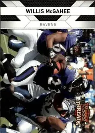2010 Panini Threads #13 - Willis McGahee - Baltimore Ravens