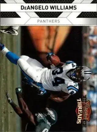 2010 Panini Threads #18 - DeAngelo Williams - Carolina Panthers
