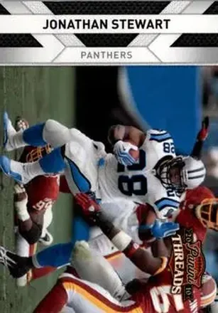 2010 Panini Threads #19 - Jonathan Stewart - Carolina Panthers