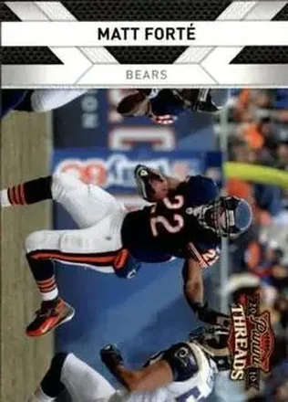 2010 Panini Threads #26 - Matt Forte - Chicago Bears