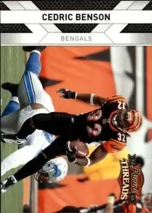 2010 Panini Threads #30 - Cedric Benson - Cincinnati Bengals