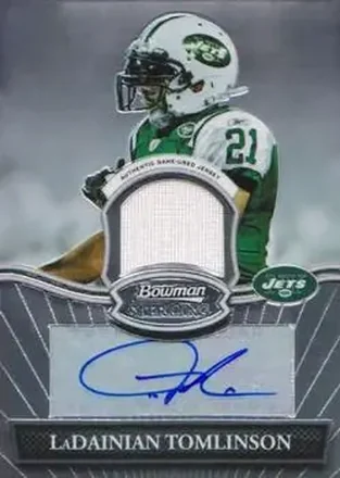 2010 Bowman Sterling #BSAR-LT - LaDainian Tomlinson - New York Jets