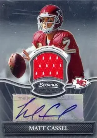 2010 Bowman Sterling #BSAR-MC - Matt Cassel - Kansas City Chiefs