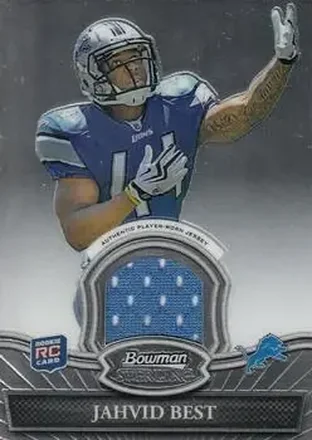 2010 Bowman Sterling #BSR-JB - Jahvid Best - Detroit Lions