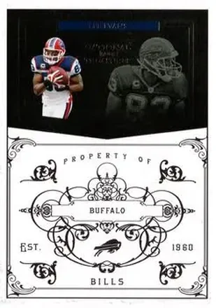 2010 Playoff National Treasures #16 - Lee Evans - Buffalo Bills