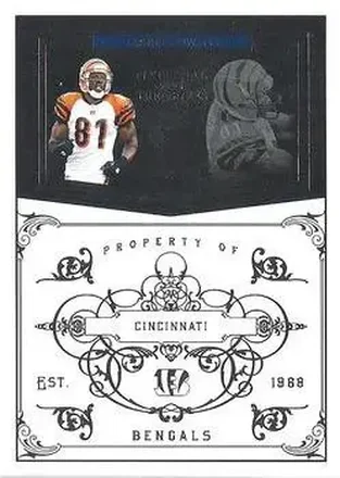 2010 Playoff National Treasures #32 - Terrell Owens - Cincinnati Bengals