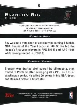 Back of Brandon Roy