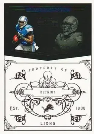 2010 Playoff National Treasures #46 - Brandon Pettigrew - Detroit Lions