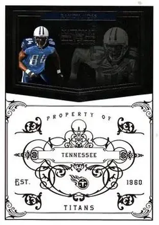 2010 Playoff National Treasures #83 - Randy Moss - Tennessee Titans