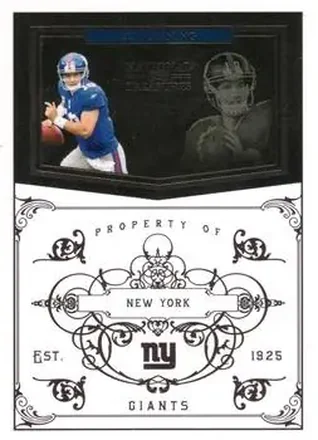 2010 Playoff National Treasures #98 - Eli Manning - New York Giants