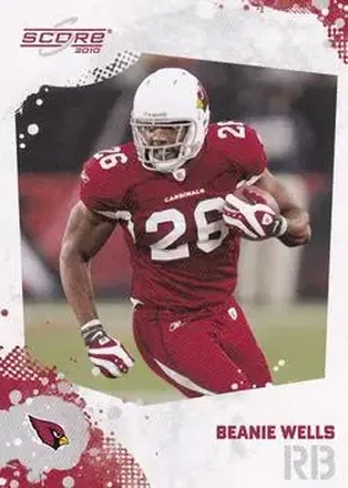 2010 Score #3 - Beanie Wells - Arizona Cardinals