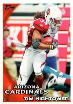 2010 Topps #4 - Tim Hightower - Arizona Cardinals