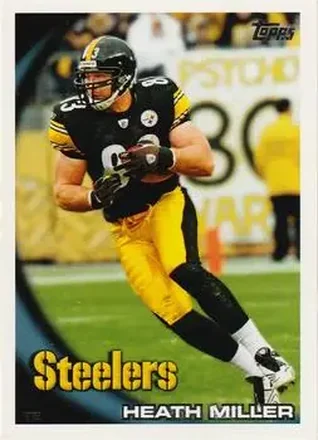 2010 Topps #7 - Heath Miller - Pittsburgh Steelers