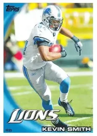 2010 Topps #14 - Kevin Smith - Detroit Lions