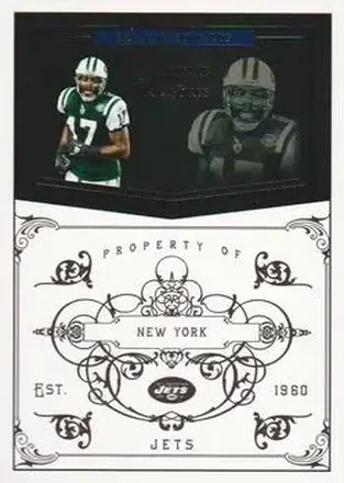 2010 Playoff National Treasures #101 - Braylon Edwards - New York Jets