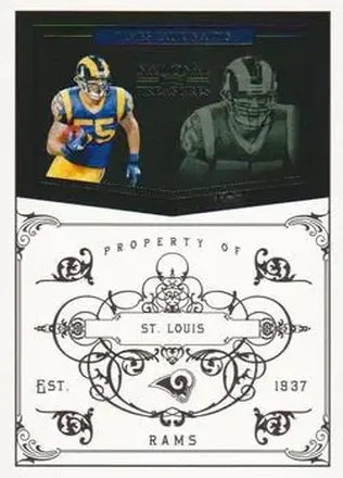 2010 Playoff National Treasures #135 - James Laurinaitis - St. Louis Rams