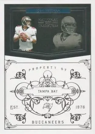 2010 Playoff National Treasures #139 - Josh Freeman - Tampa Bay Buccaneers
