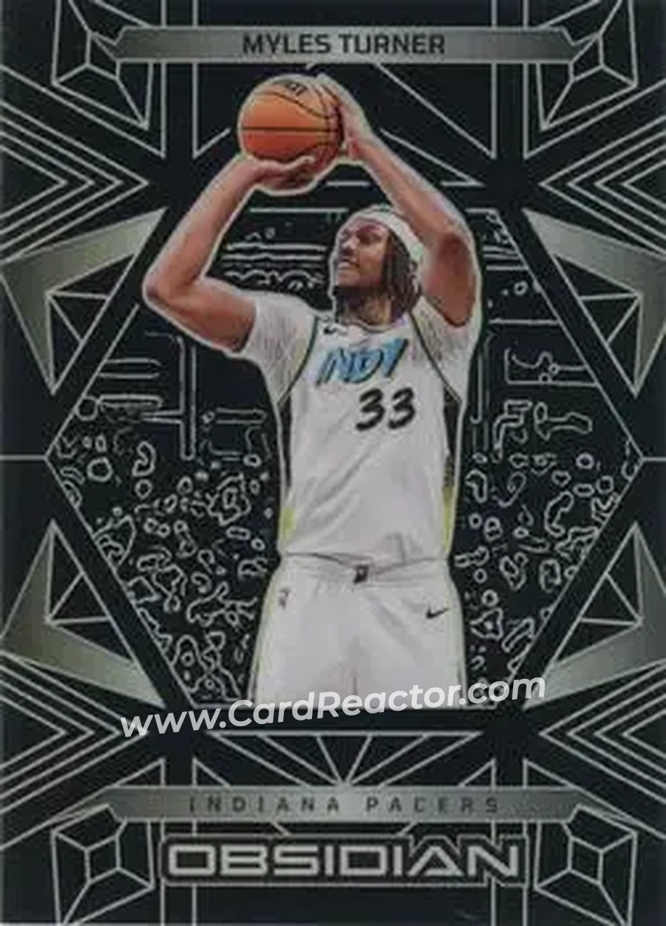 2024-25 Panini Obsidian #32 - Myles Turner - Indiana Pacers - Front