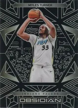 2024-25 Panini Obsidian #32 - Myles Turner - Indiana Pacers 2024-25 Panini Obsidian #32 - Myles Turner - Indiana Pacers
