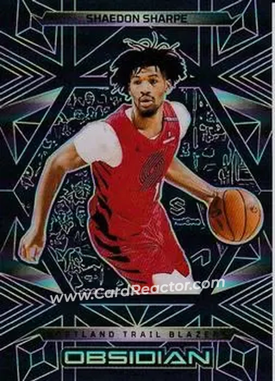 2024-25 Panini Obsidian #33 - Shaedon Sharpe - Portland Trail Blazers - Front