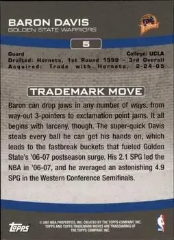 Back of Baron Davis