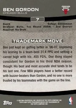 Back of Ben Gordon