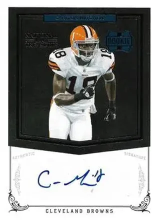 2010 Playoff National Treasures #213 - Carlton Mitchell - Cleveland Browns