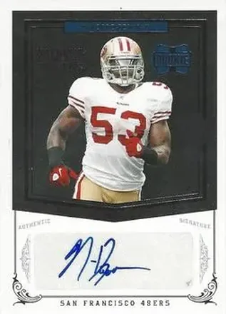 2010 Playoff National Treasures #276 - Navorro Bowman - San Francisco 49ers