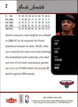 Back of Josh Smith