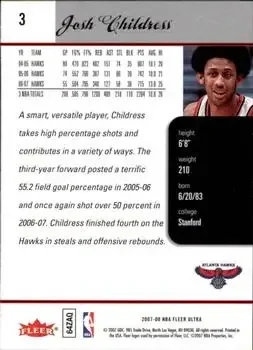 Back of Josh Childress