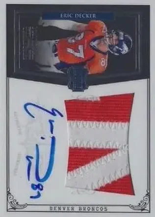 2010 Playoff National Treasures #314 - Eric Decker - Denver Broncos