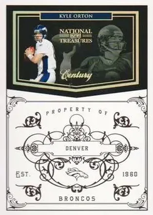 2010 Playoff National Treasures - Century Gold #45 - Kyle Orton - Denver Broncos