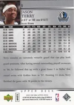 Back of Jason Terry
