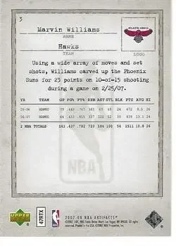 Back of Marvin Williams