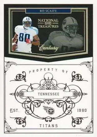 2010 Playoff National Treasures - Century Gold #142 - Bo Scaife - Tennessee Titans