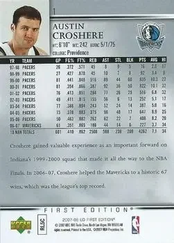 Back of Austin Croshere