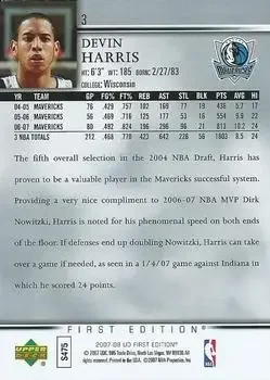 Back of Devin Harris