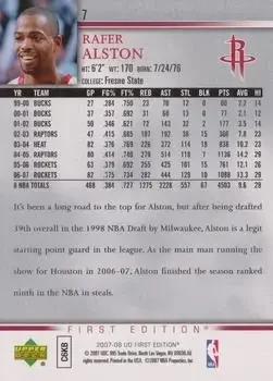 Back of Rafer Alston