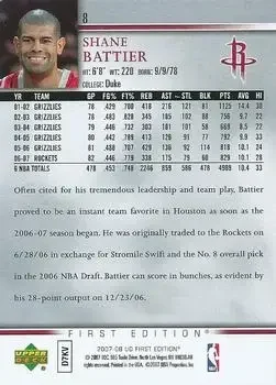 Back of Shane Battier