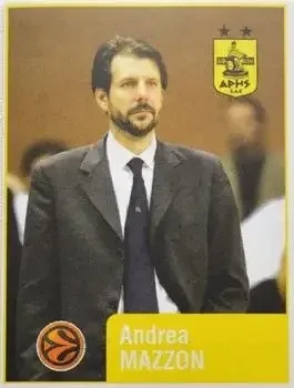 2006 Sportozona Euroleague Stickers #5 Andrea Mazzon
