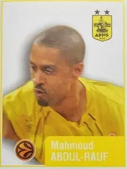 2006 Sportozona Euroleague Stickers #6 Mahmoud Abdul-Rauf