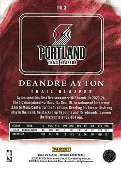 Back of Deandre Ayton